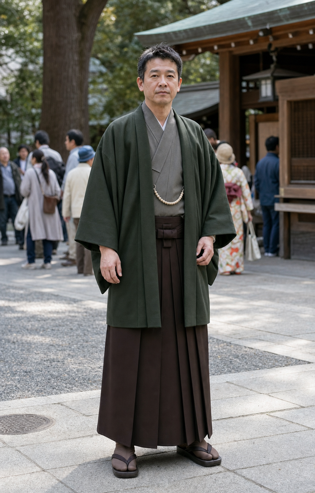 寺院・文化行事での栄時の着用シーン