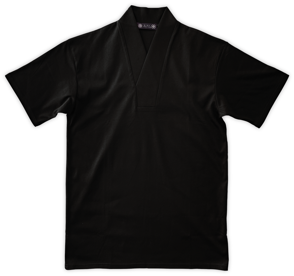 半衿Tシャツ 黒