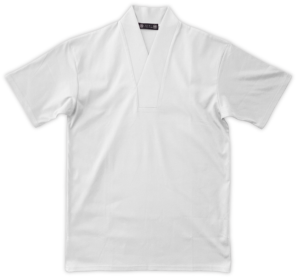 白の半衿Tシャツ